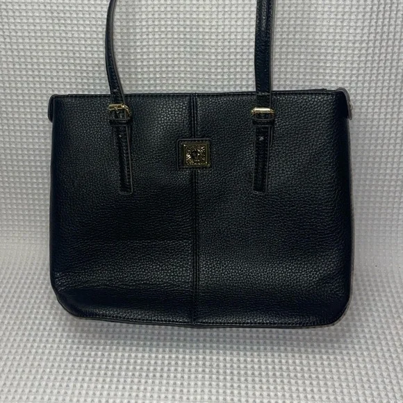Anne klein discount black tote bag